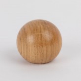 Knob style B 44mm oak lacquered wooden knob